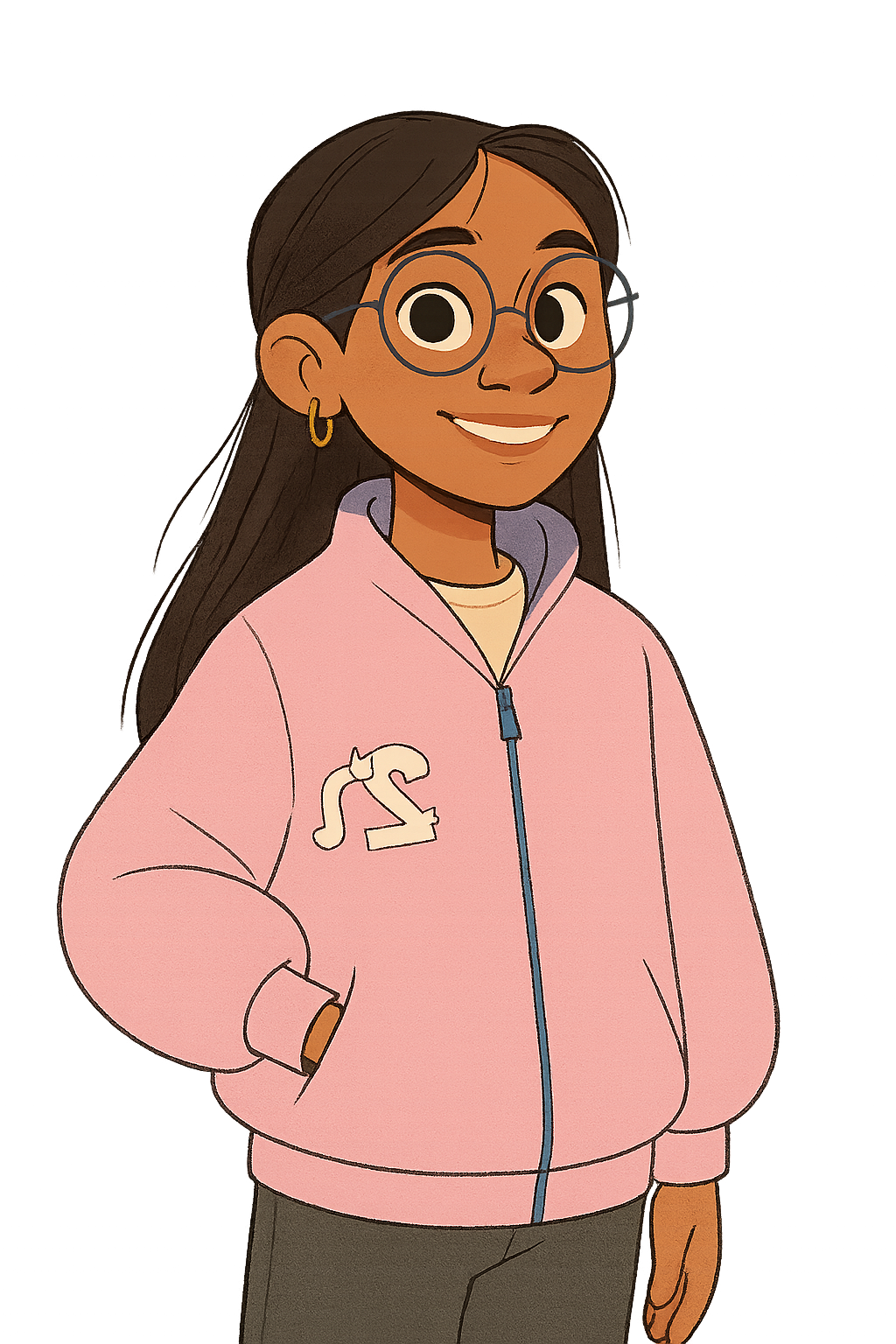 A professional portrait of a female digital designer